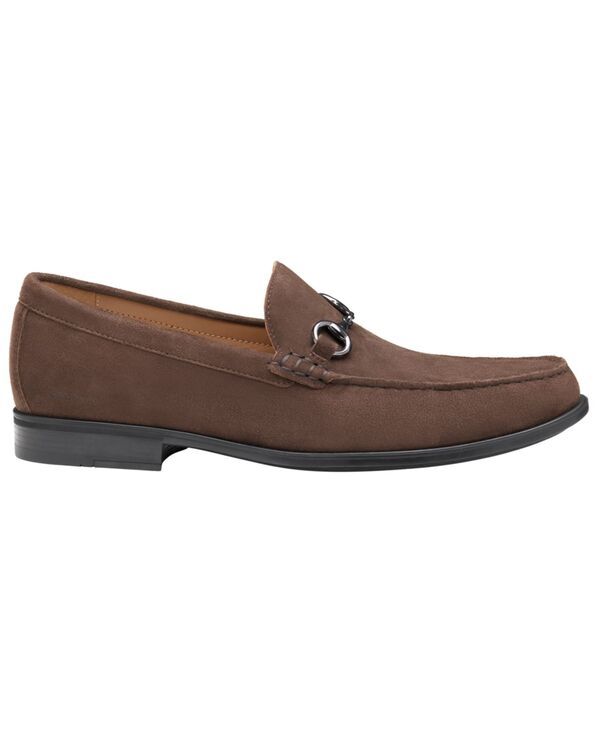 ジョンストンアンドマーフィー メンズ シューズ スリッポン・ローファー Johnston Murphy Mens Harrison Bit Round Toe Loafers Dark Brown S