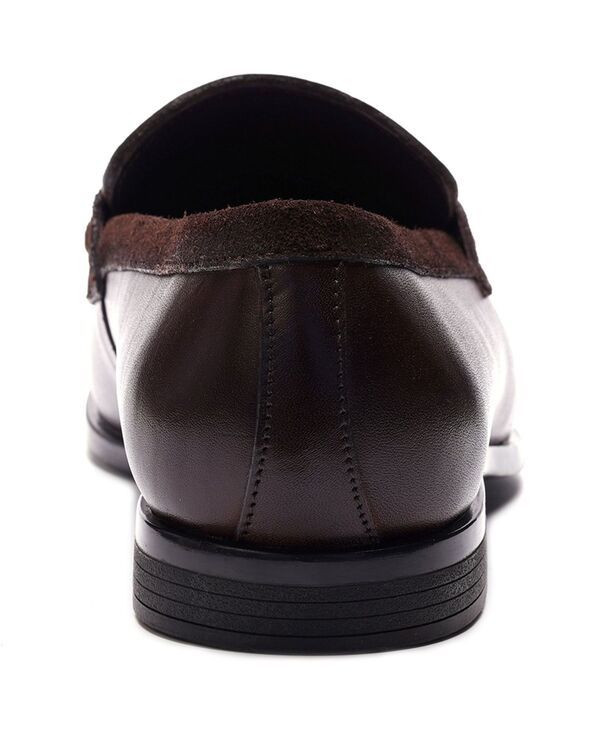 カルロスサンタナ メンズ シューズ スリッポン・ローファー Carlos by Carlosantana Mens Leon Penny Loafers Brown leather ブラウン