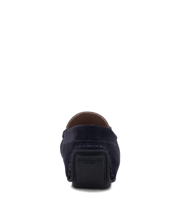 ブルーノマグリ メンズ シューズ スリッポン・ローファー Bruno Magli Mens Taso Slip On Loafers Navy suede ネイビー