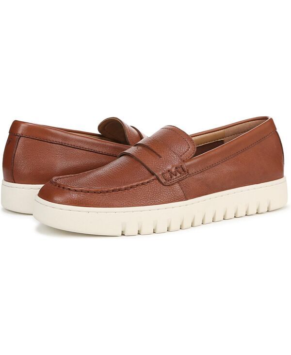 バイオニック メンズ シューズ スリッポン・ローファー Vionic Mens M Uptown Loafers Tan brown leather ブラウン