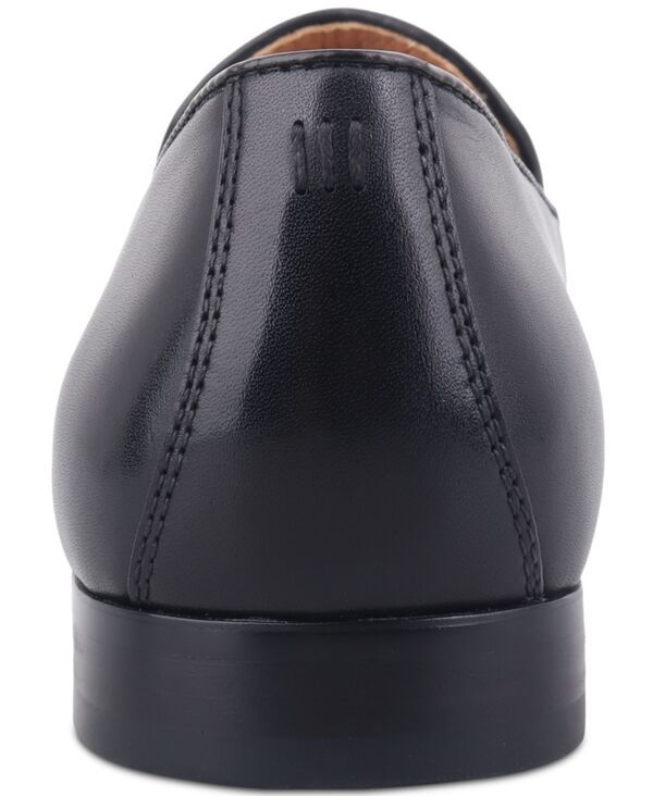 バースリー メンズ シューズ スリッポン・ローファー レザー Bar III Mens Benjiee Leather SlipOn Tasseloafers Black Leather ブラック