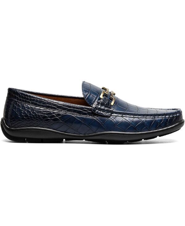 ステイシーアダムス メンズ シューズ スリッポン・ローファー Stacy Adams Mens Embrey Moc Toe Bit Slip On Loafer Navy ネイビー ステイシーアダムス メンズ シューズ スリッポン・ローファー Stacy Adams Mens Embrey Moc Toe Bit Slip On Loafer Navy ネイビー