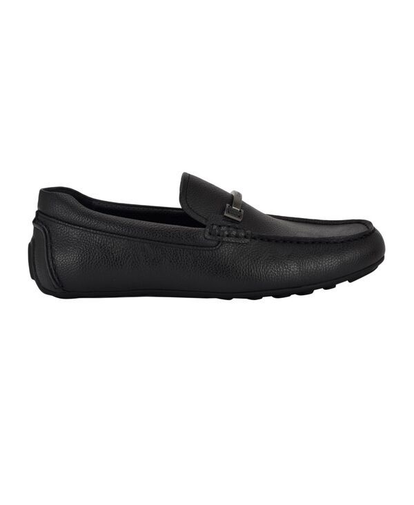 カルバンクライン メンズ シューズ スリッポン・ローファー Calvin Klein Mens Otilis Casual SlipOn Loafers Black Leather ブラック カルバンクライン メンズ シューズ スリッポン・ローファー Calvin Klein Mens Otilis Casual SlipOn Loafers Black Leather ブラック