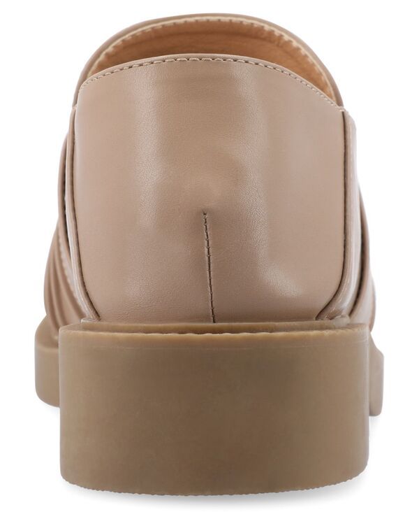 ジュルネ コレクション レディース シューズ スリッポン・ローファー ローファー Journee Collection Womens Lakenn Slip On Loafer Flats Taupe