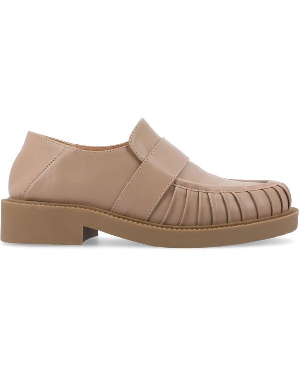 ジュルネ コレクション レディース シューズ スリッポン・ローファー ローファー Journee Collection Womens Lakenn Slip On Loafer Flats Taupe