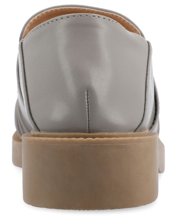 ジュルネ コレクション レディース シューズ スリッポン・ローファー ローファー Journee Collection Womens Lakenn Slip On Loafer Flats Gray
