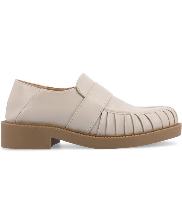 ジュルネ コレクション レディース シューズ スリッポン・ローファー ローファー Journee Collection Womens Lakenn Slip On Loafer Flats Stone