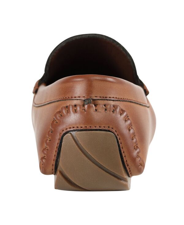 ゲス メンズ シューズ スリッポン・ローファー ローファー GUESS Mens Aarav Moc Toe Slip On Driving Loafers Cognac