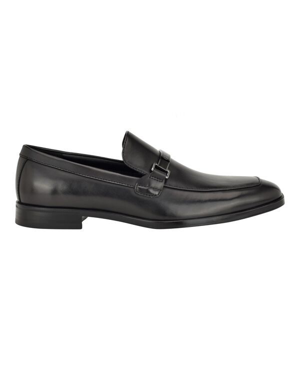 ゲス メンズ シューズ スリッポン・ローファー ローファー GUESS Mens Hisoko Square Toe Slip On Dress Loafers Black ブラック
