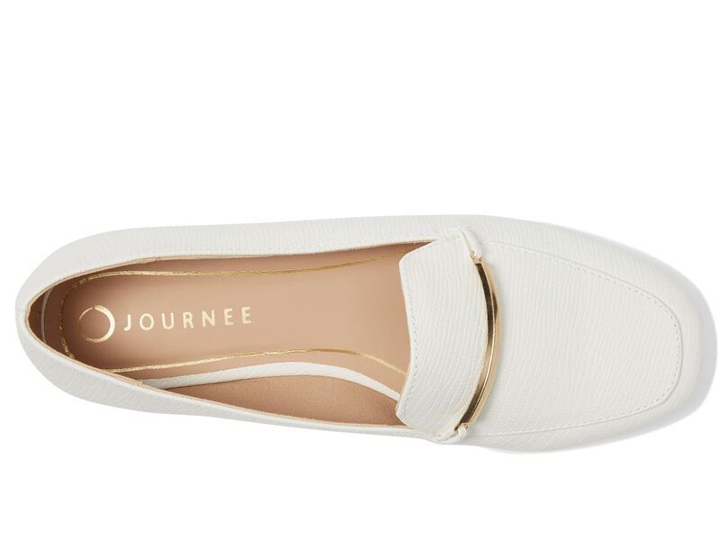 ジュルネ コレクション レディース シューズ スリッポン・ローファー Journee Collection Wrenn White ホワイト ジュルネ コレクション レディース シューズ スリッポン・ローファー Journee Collection Wrenn White ホワイト