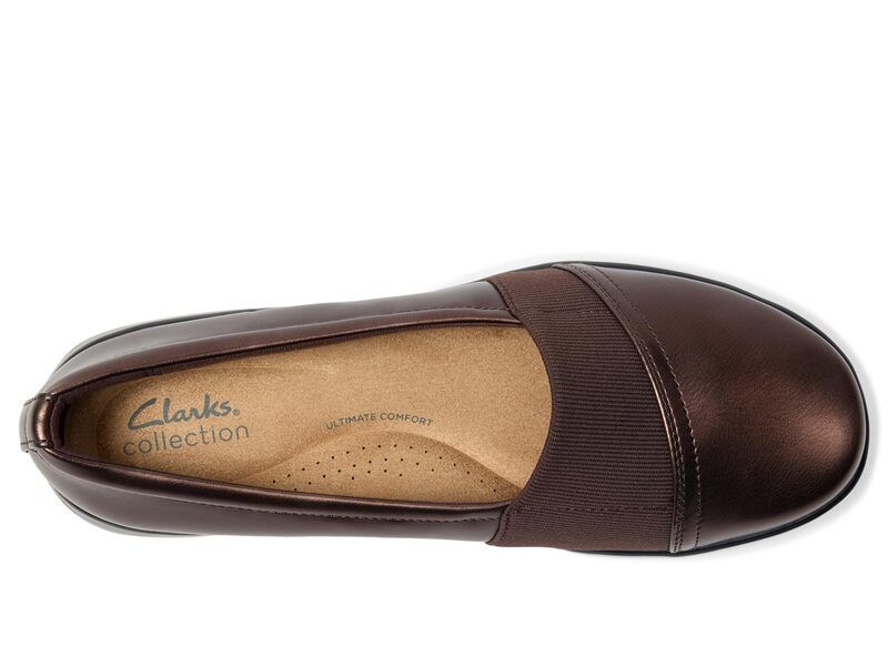 クラークス レディース シューズ スリッポン・ローファー Clarks Kaetlyn Rhea Bronze Metallic メタリック クラークス レディース シューズ スリッポン・ローファー Clarks Kaetlyn Rhea Bronze Metallic メタリック