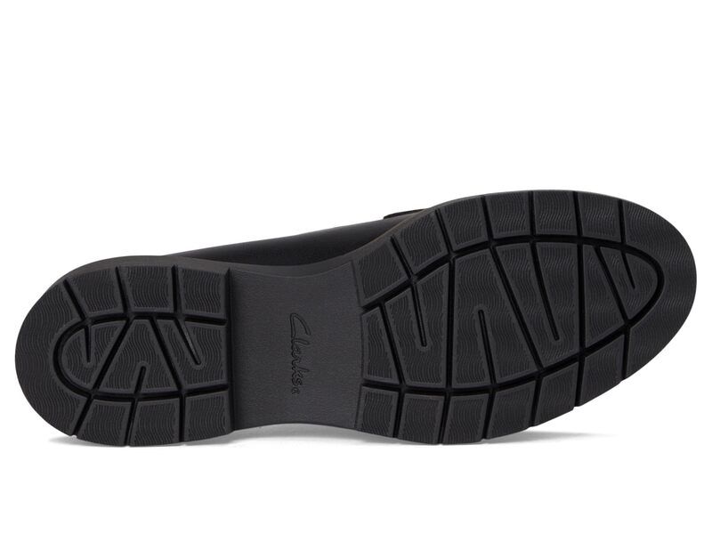 クラークス レディース シューズ スリッポン・ローファー Clarks Westlynn Glow Black Leather ブラック クラークス レディース シューズ スリッポン・ローファー Clarks Westlynn Glow Black Leather ブラック
