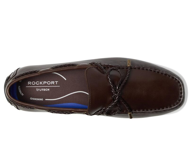 ロックポート メンズ シューズ スリッポン・ローファー Rockport Taya Dark Brown Leat ブラウン ロックポート メンズ シューズ スリッポン・ローファー Rockport Taya Dark Brown Leat ブラウン