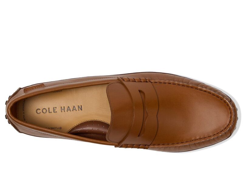 コールハーン メンズ シューズ スリッポン・ローファー Cole Haan Davies Grand Penny Driving Loafers British TanJav タン