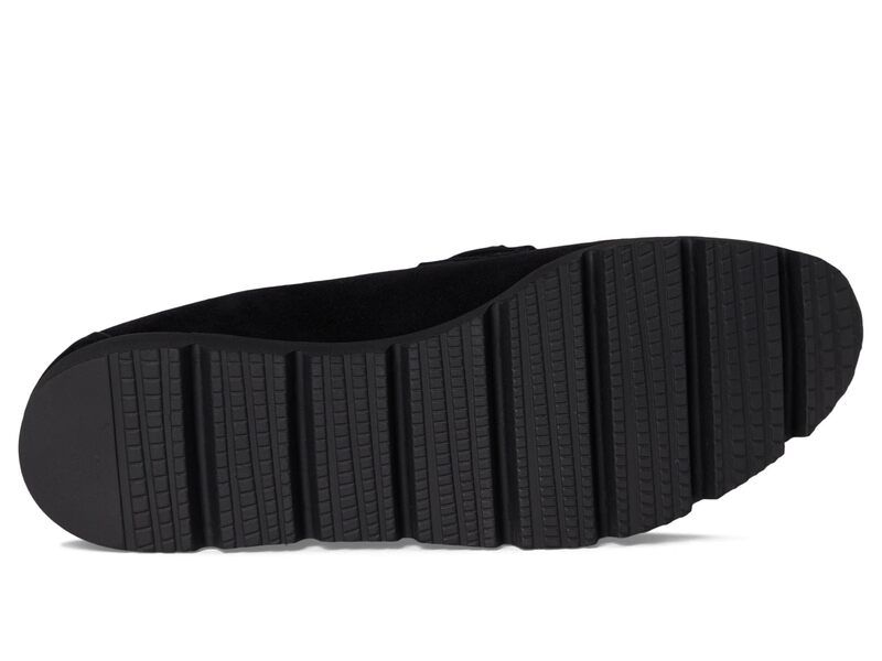 ベネリ レディース シューズ スリッポン・ローファー Vaneli Jards Black Suede ブラック