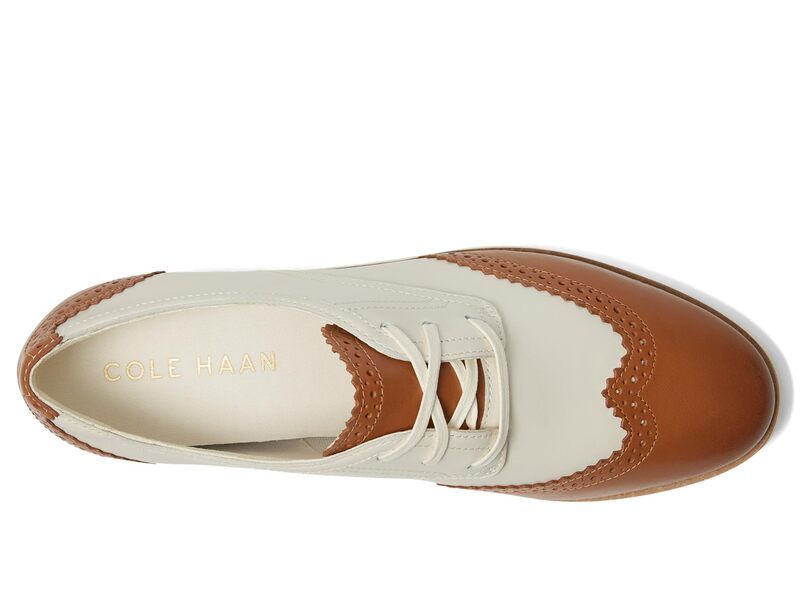 コールハーン レディース シューズ オックスフォード プラットフォーム Cole Haan Grand City Platform Oxfordark CaramelIv