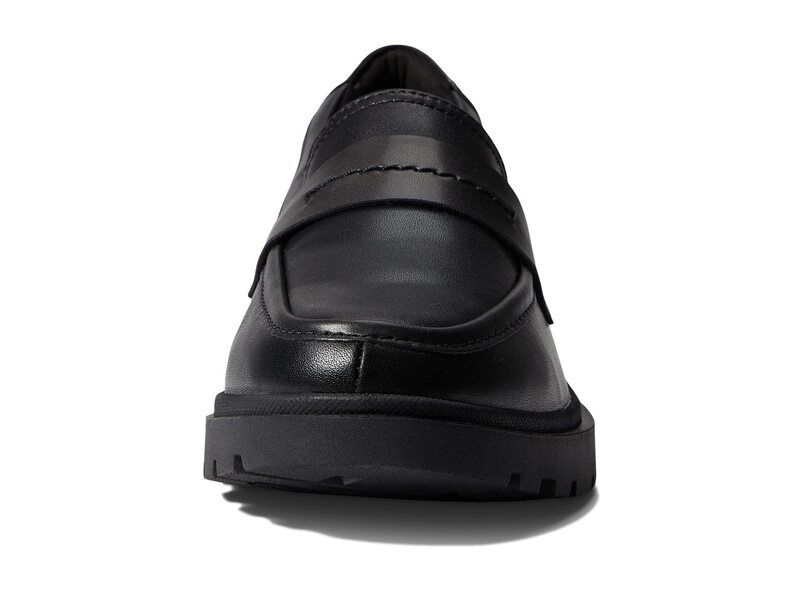 クラークス レディース シューズ スリッポン・ローファー Clarks Calla Ease Black Leather ブラック