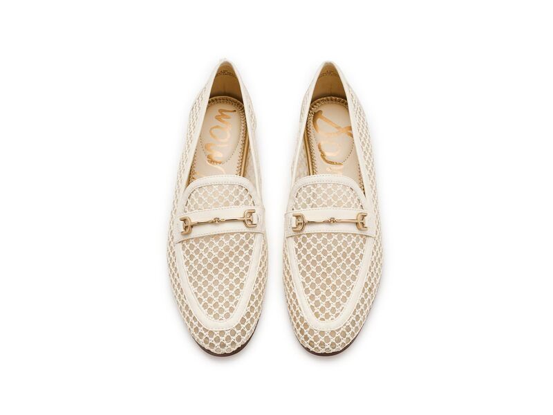 サムエデルマン レディース シューズ スリッポン・ローファー メッシュ Sam Edelman Loraine Mesh Modern Ivory アイボリー