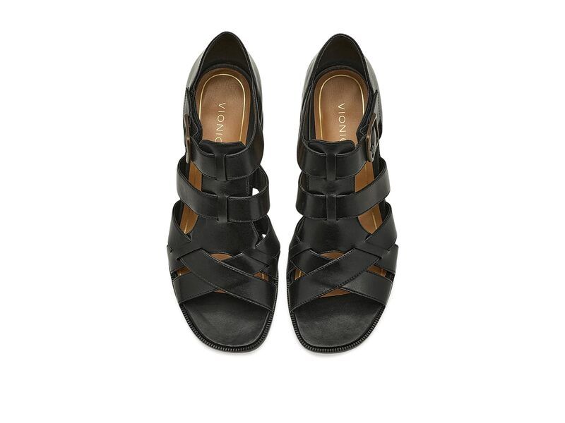 バイオニック レディース シューズ スリッポン・ローファー VIONIC Marcella Black Leather ブラック バイオニック レディース シューズ スリッポン・ローファー VIONIC Marcella Black Leather ブラック