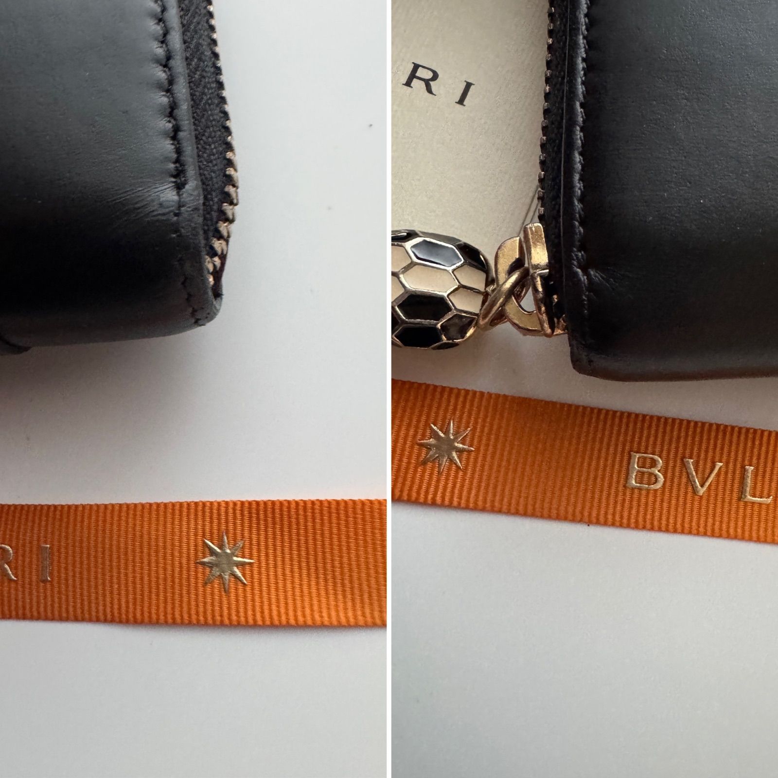 美品】 BVLGARI ブルガリ セルペンティ ラウンドファスナー 長財布