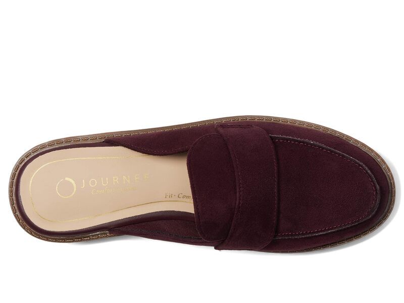 ジュルネ コレクション レディース シューズ スリッポン・ローファー Journee Collection Miycah Oxblood オックスブラッド
