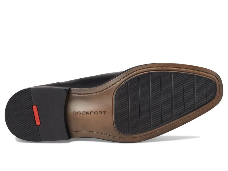 ロックポート メンズ シューズ スリッポン・ローファー Rockport Darrek Black Leather ブラック ロックポート メンズ シューズ スリッポン・ローファー Rockport Darrek Black Leather ブラック