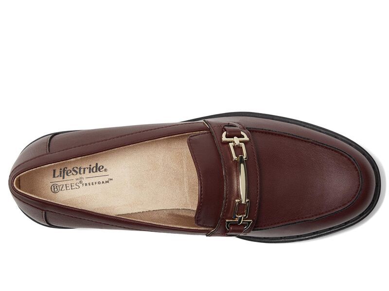 ライフストライド レディース シューズ スリッポン・ローファー LifeStride DolceBit Wine Red レッド