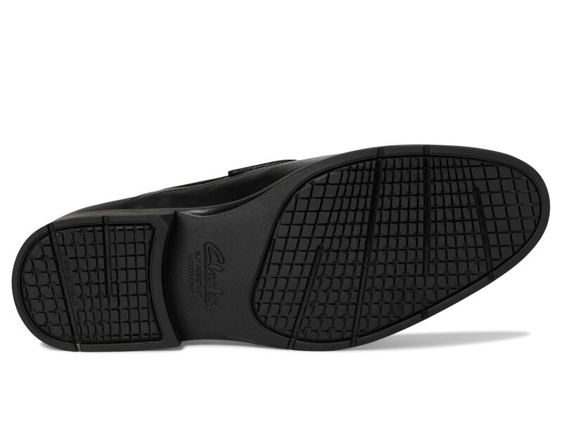 クラークス メンズ シューズ スリッポン・ローファー Clarks Steadwell Bit Black Leather ブラック クラークス メンズ シューズ スリッポン・ローファー Clarks Steadwell Bit Black Leather ブラック