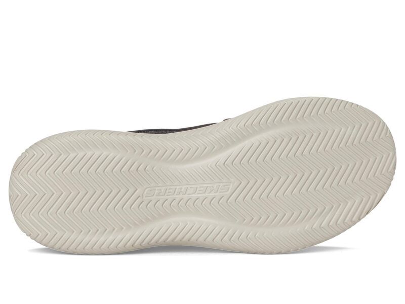 スケッチャーズ メンズ シューズ スリッポン・ローファー SKECHERS Hasting Marco GreyBlack ブラック