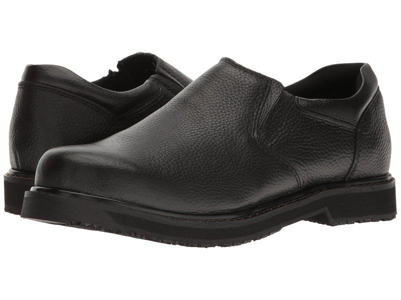 ドクター ショール メンズ シューズ スリッポン・ローファー Dr Scholls Work Winder II Black Leather ブラック