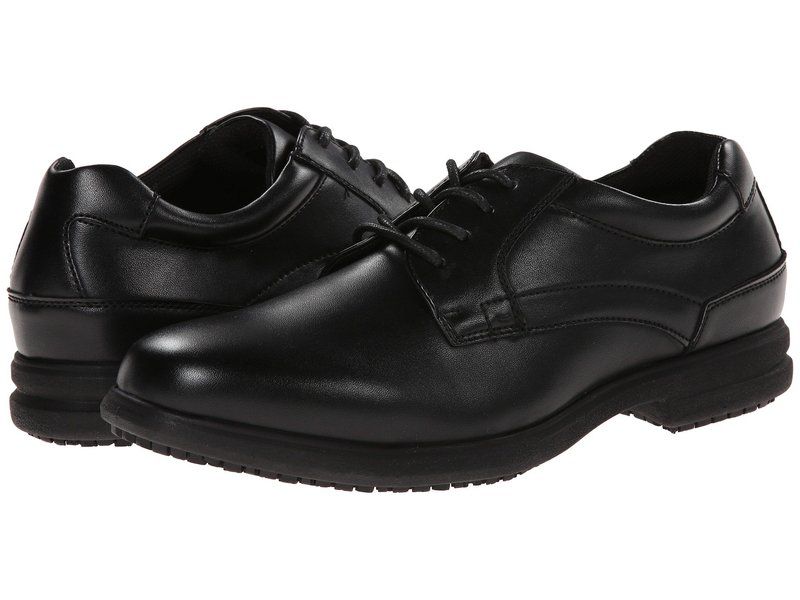 ノンブッシュ メンズ シューズ オックスフォード Nunn Bush Sherman Slip Resistant Plain Toe Oxford Black ブラック