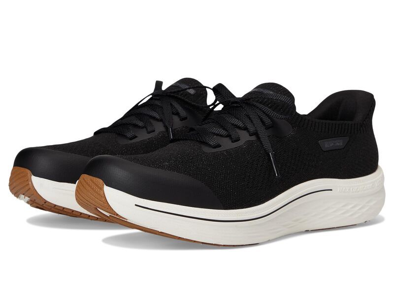スケッチャーズ レディース シューズ スニーカー SKECHERS Onthego Hands Free Slipins Max Cushioning Lite Aura Quinn BlackWhi