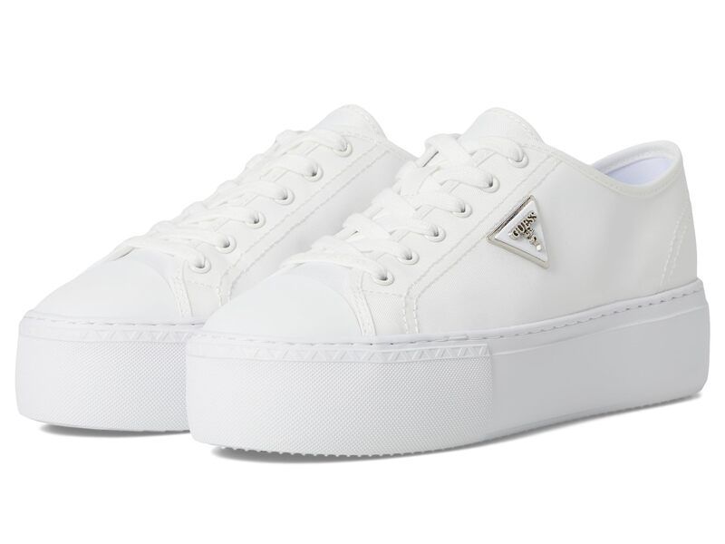 ゲス レディース シューズ スニーカー GUESS Joezi White Synthetic ホワイト