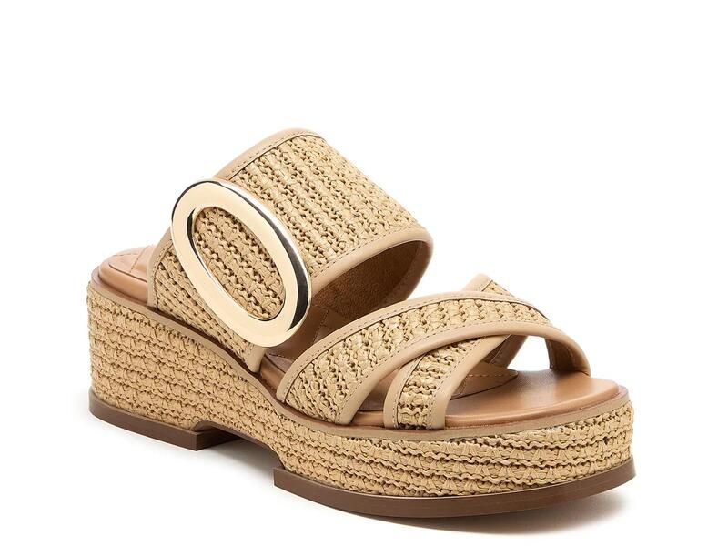 ケルシーダッガー レディース シューズ サンダル Kelsi Dagger BrooklynNina Wedge Sandal Natural Beige ベージュ