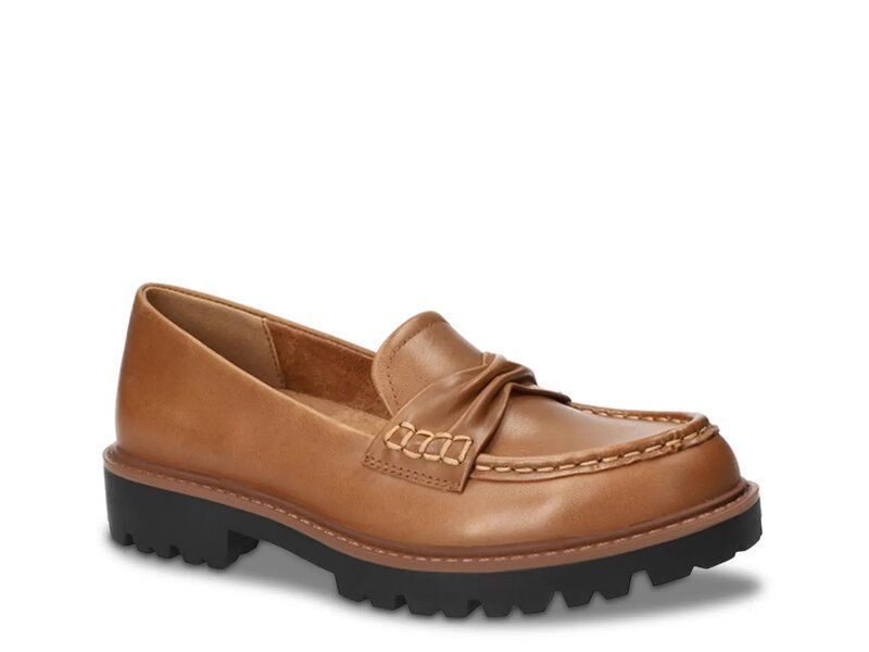 ベラヴィータ レディース シューズ スリッポン・ローファー Bella Vita Avalon Loafer Camel Brown Leather ブラウン