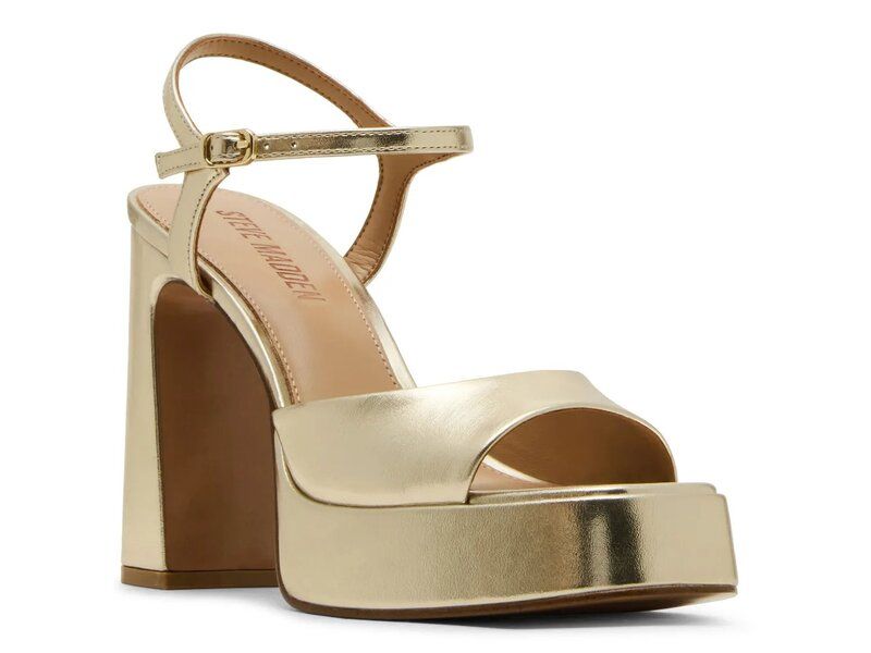 スティーブ マデン レディース シューズ サンダル プラットフォーム Steve Madden Liandra Platform Sandal Champagne シャンパン