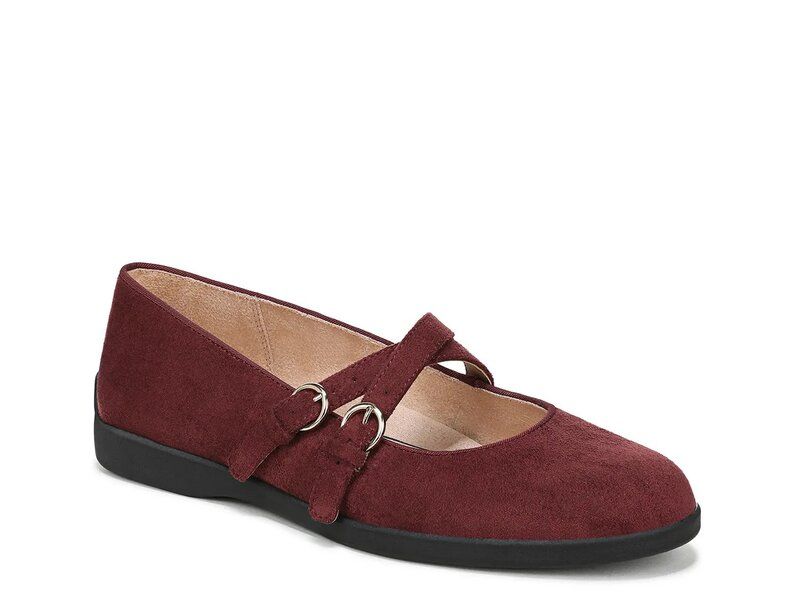 ライフストライド レディース シューズ パンプス LifeStride Marnie Mary Jane Flat Wine Red レッド