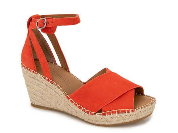 ケネスコール レディース シューズ サンダル Gentle Souls by Kenneth Cole Charli Wedge Sandal Bright Coral コーラル