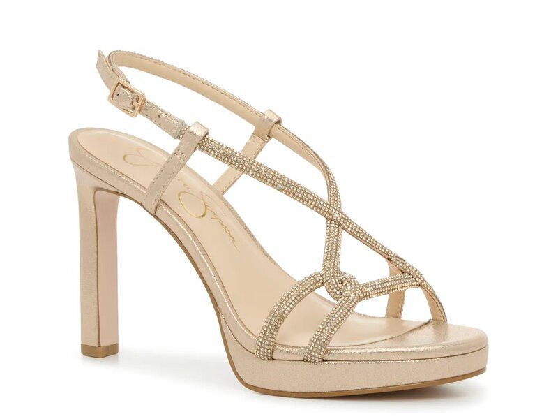 ジェシカシンプソン レディース シューズ サンダル Jessica Simpson Verret Sandal Gold Metallic ゴールド