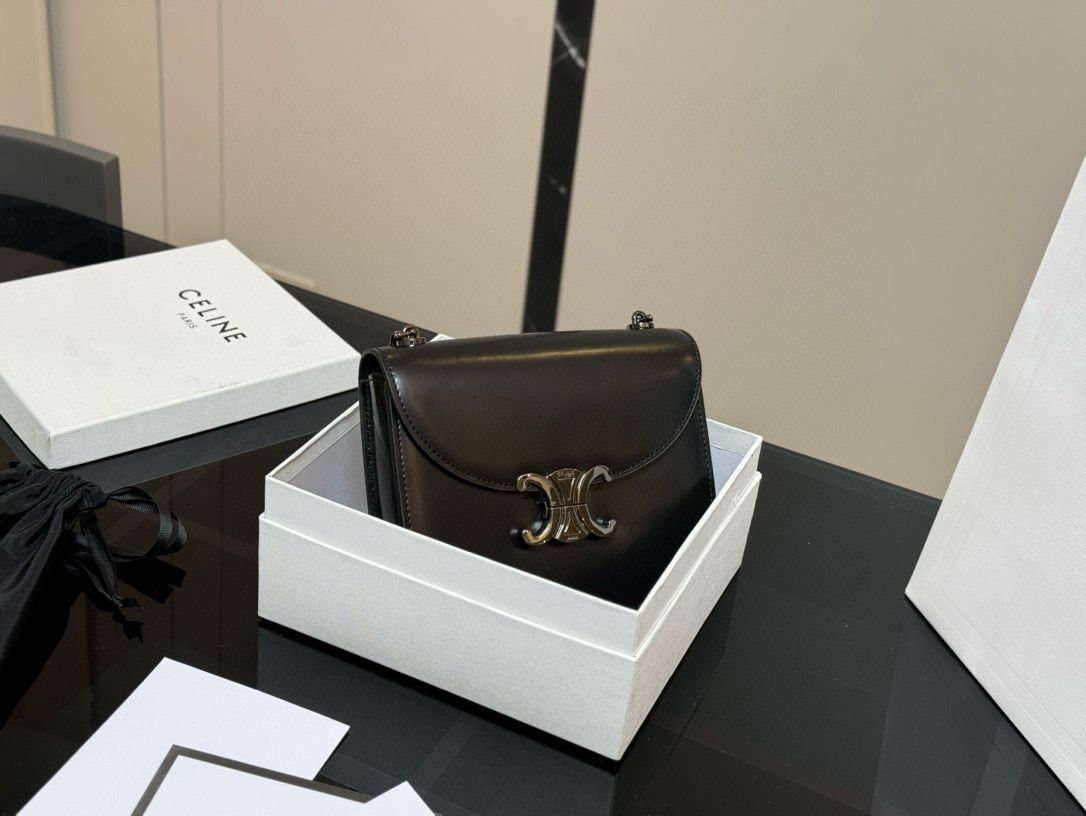 [Celine] トリオンフ ミニバッグ - 専用ボックス付き | セリーヌ レディースバッグ[本日特価|新品未使用品]