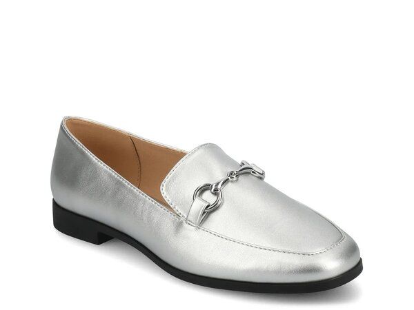ジャーニー レディース シューズ スリッポン・ローファー Journee Lacie Loafer Silver Metallic シルバー