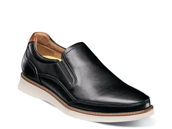フローシャイム メンズ シューズ スリッポン・ローファー Florsheim Launch SlipOn Black ブラック