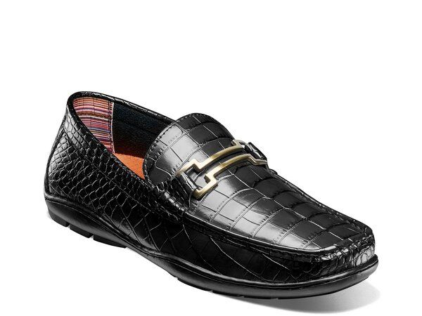 ステイシーアダムス メンズ シューズ スリッポン・ローファー Stacy Adams Embrey Loafer Black ブラック