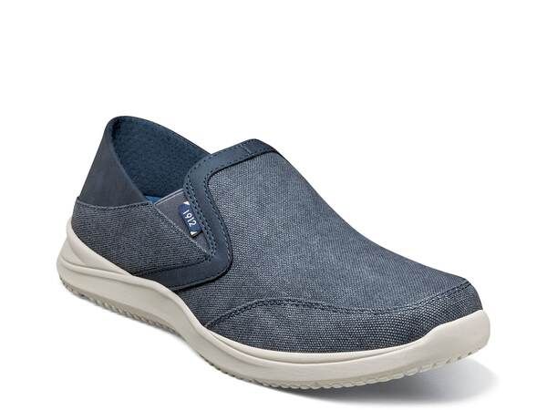 ノンブッシュ メンズ シューズ スリッポン・ローファー Nunn Bush Conway Ez SlipOn Navy ネイビー