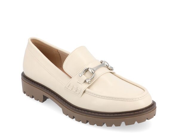 ジュルネ コレクション レディース シューズ スリッポン・ローファー Journee Collection Jessamey Loafer Off White オフホワイト