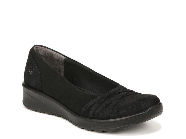 ビジーズ レディース シューズ スリッポン・ローファー BZees Goody Wedge SlipOn Black ブラック
