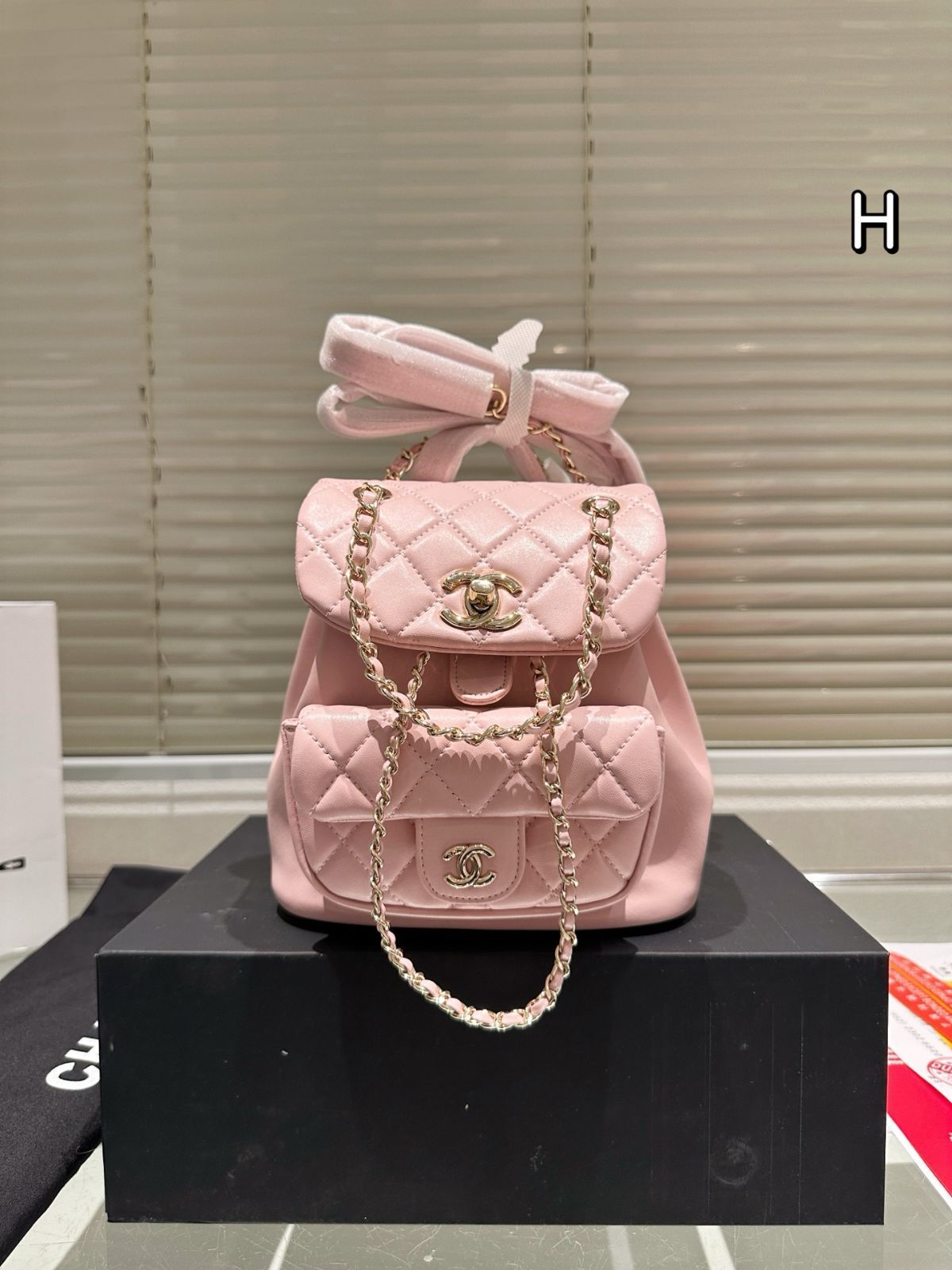 【今日特価】CHANEL Duma ツーショルダーバッグ パリゴールド-WTO輸入1