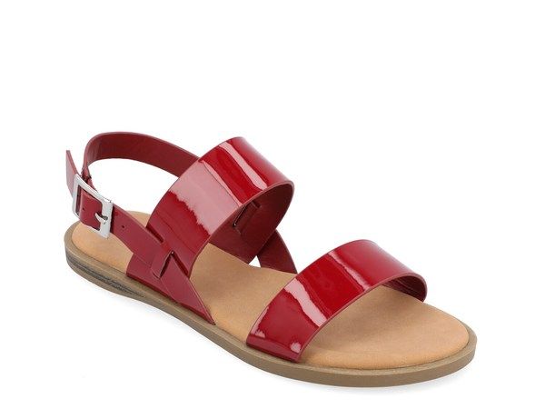 ジュルネ コレクション レディース シューズ サンダル Journee Collection Lavine Sandal Red レッド