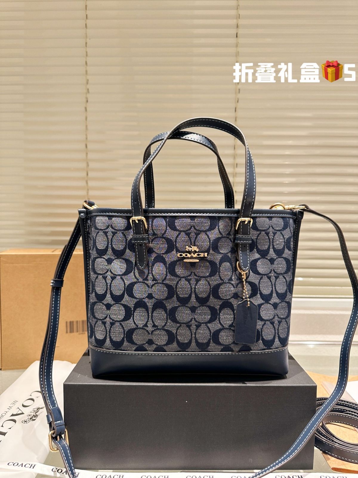 【今日特価】COACH Mollie 25 トートバッグ ショッピングバッグ-MM輸入4