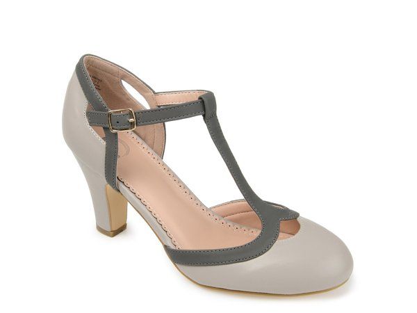ジュルネ コレクション レディース シューズ パンプス Journee Collection Olina Pump GreyLight Grey グレー